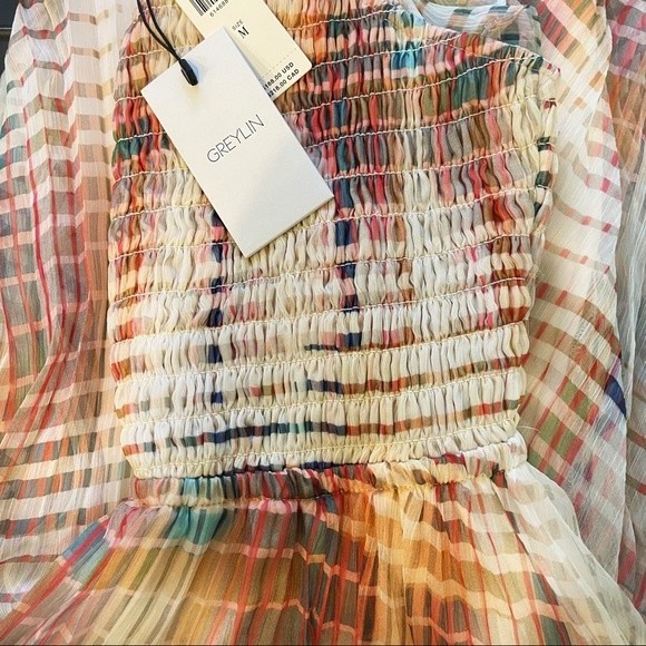 NWT Anthropologie Greylin Solaris Maxi Dress Size M - Picture 9 of 11